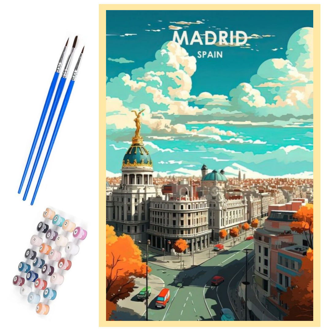 madrid-spain-paint-by-number-kit