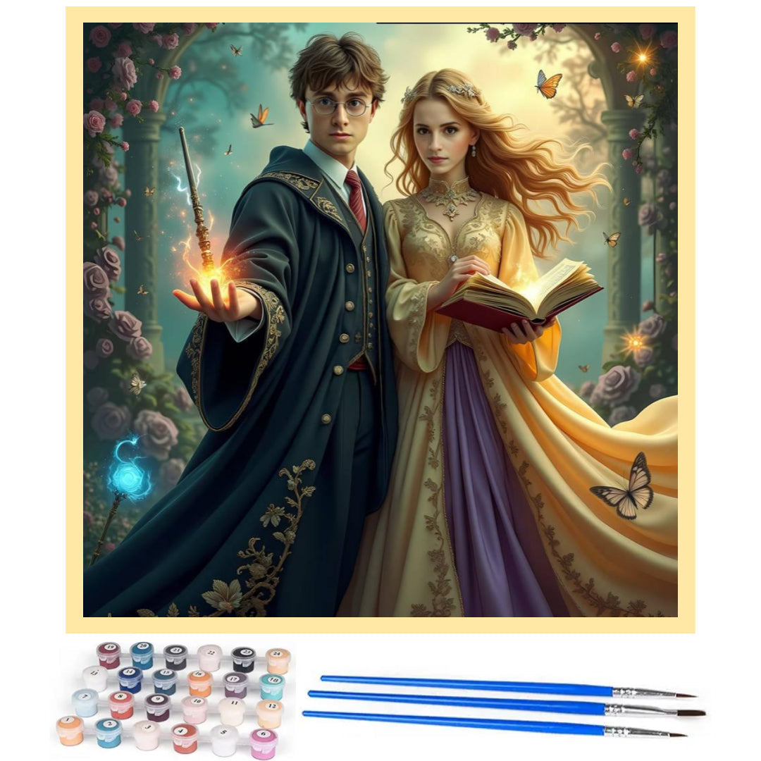magcial-master-harry-and-hermione-paint-by-number-kit