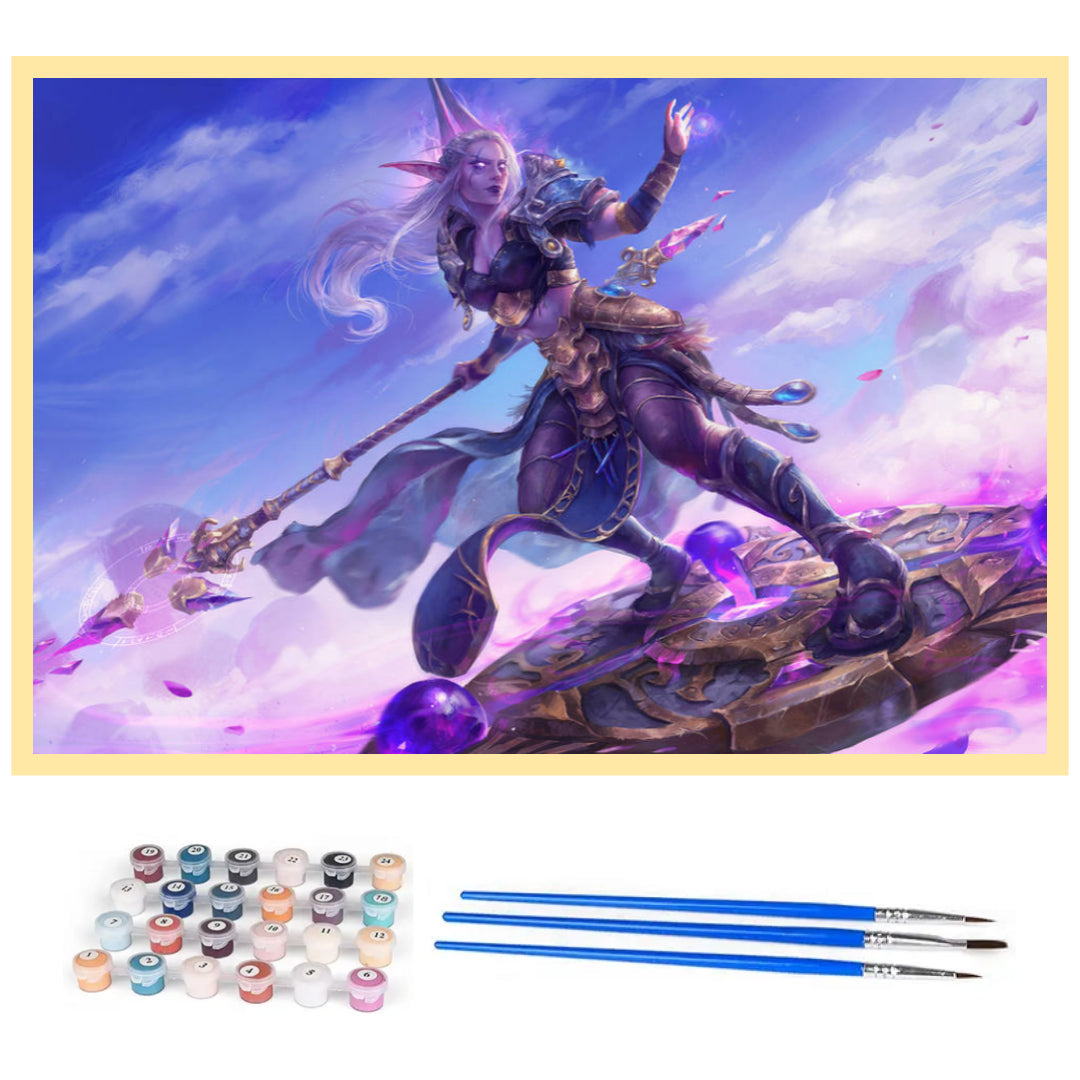 mage-class-mount-warcraft-paint-by-number-kit