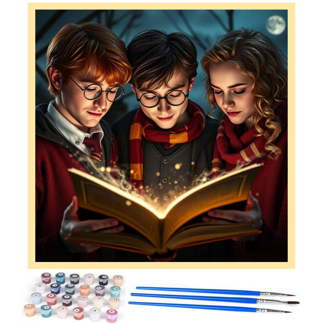 magic-book-harry-potter-paint-by-number-kit