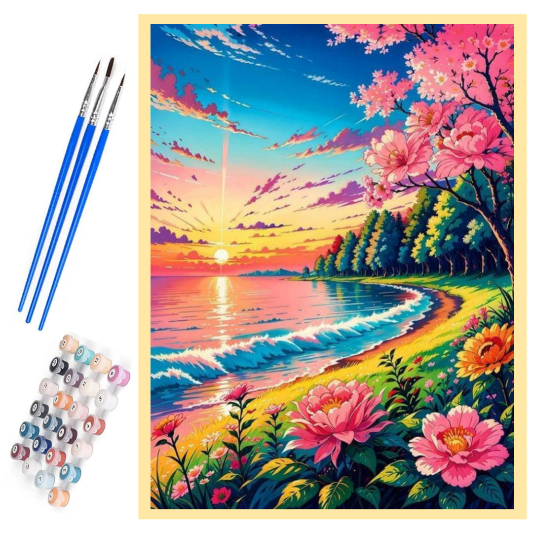magnificent-sea-sunset-paint-by-number-kit