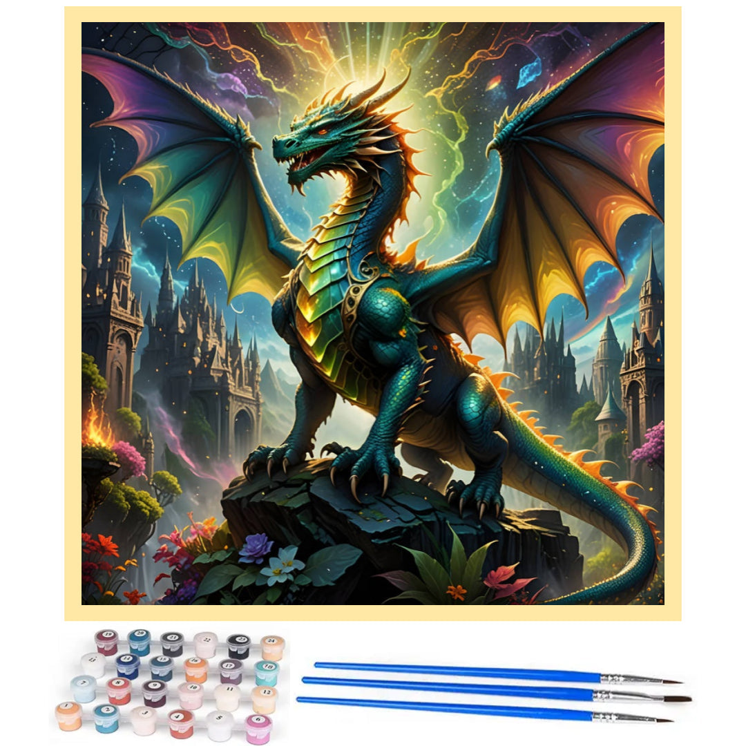 majestic-dragon-paint-by-number-kit