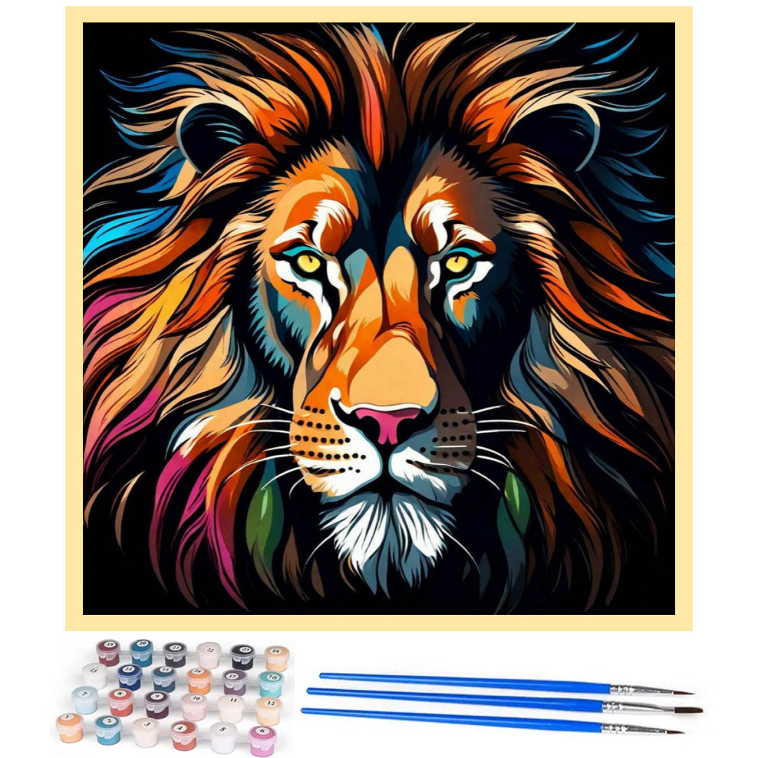 majestic-lion-paint-by-number-kit