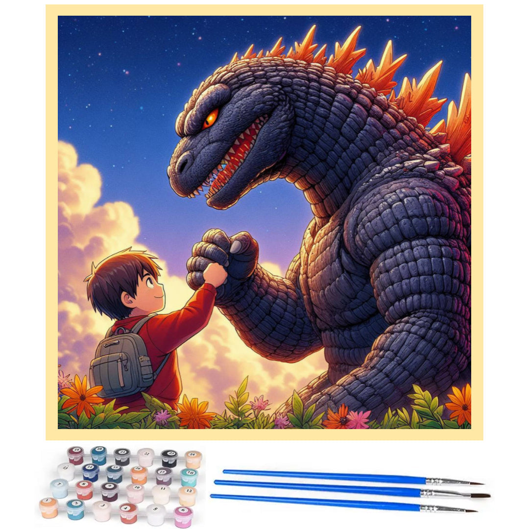 make-friends-with-godzilla-paint-by-number-kit