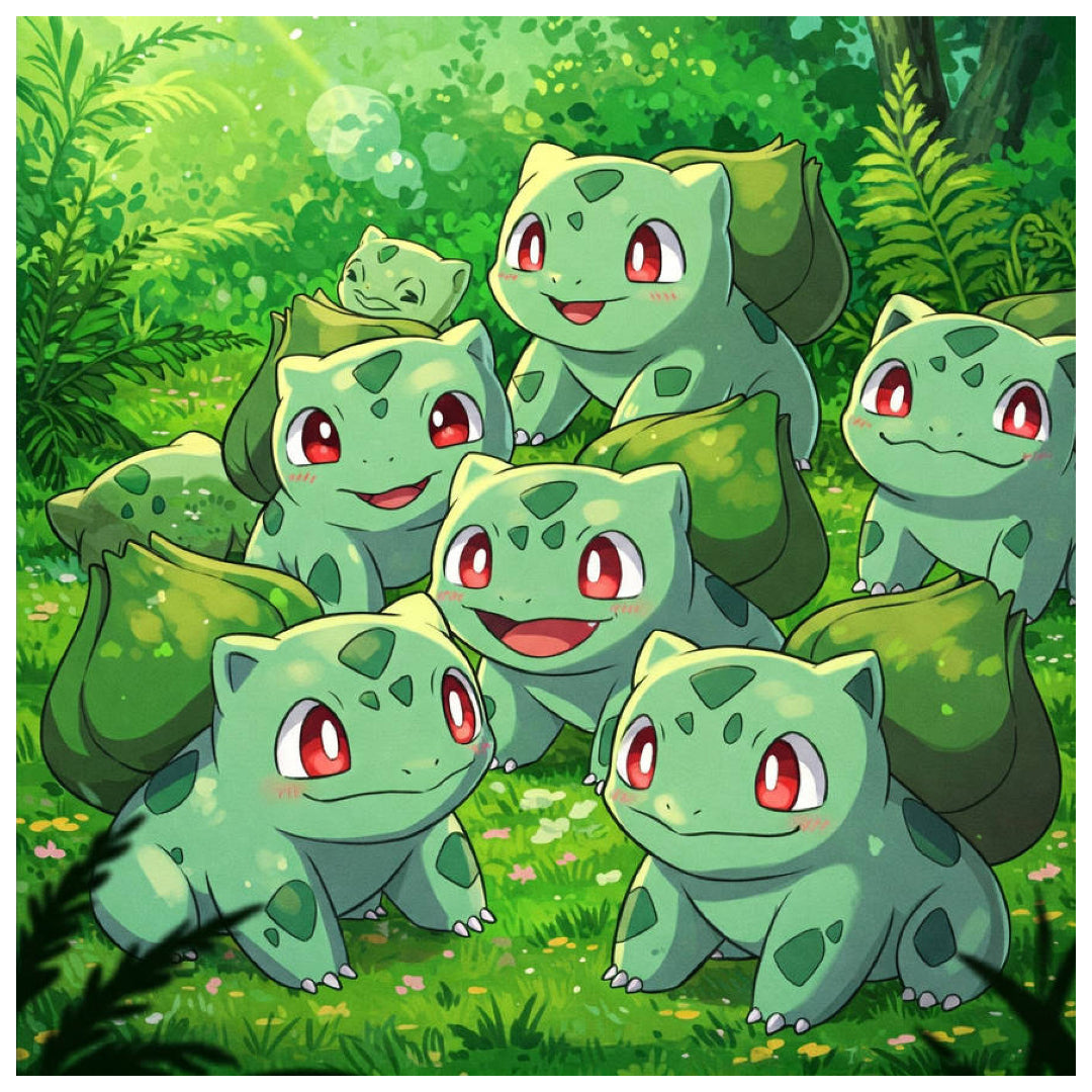 many-bulbasaurs-paint-by-number-kit