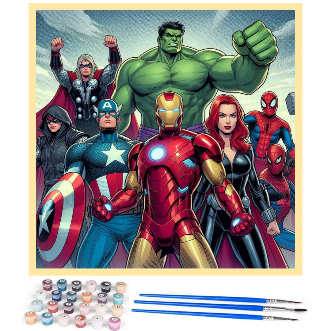 marvel-paint-by-number-kit