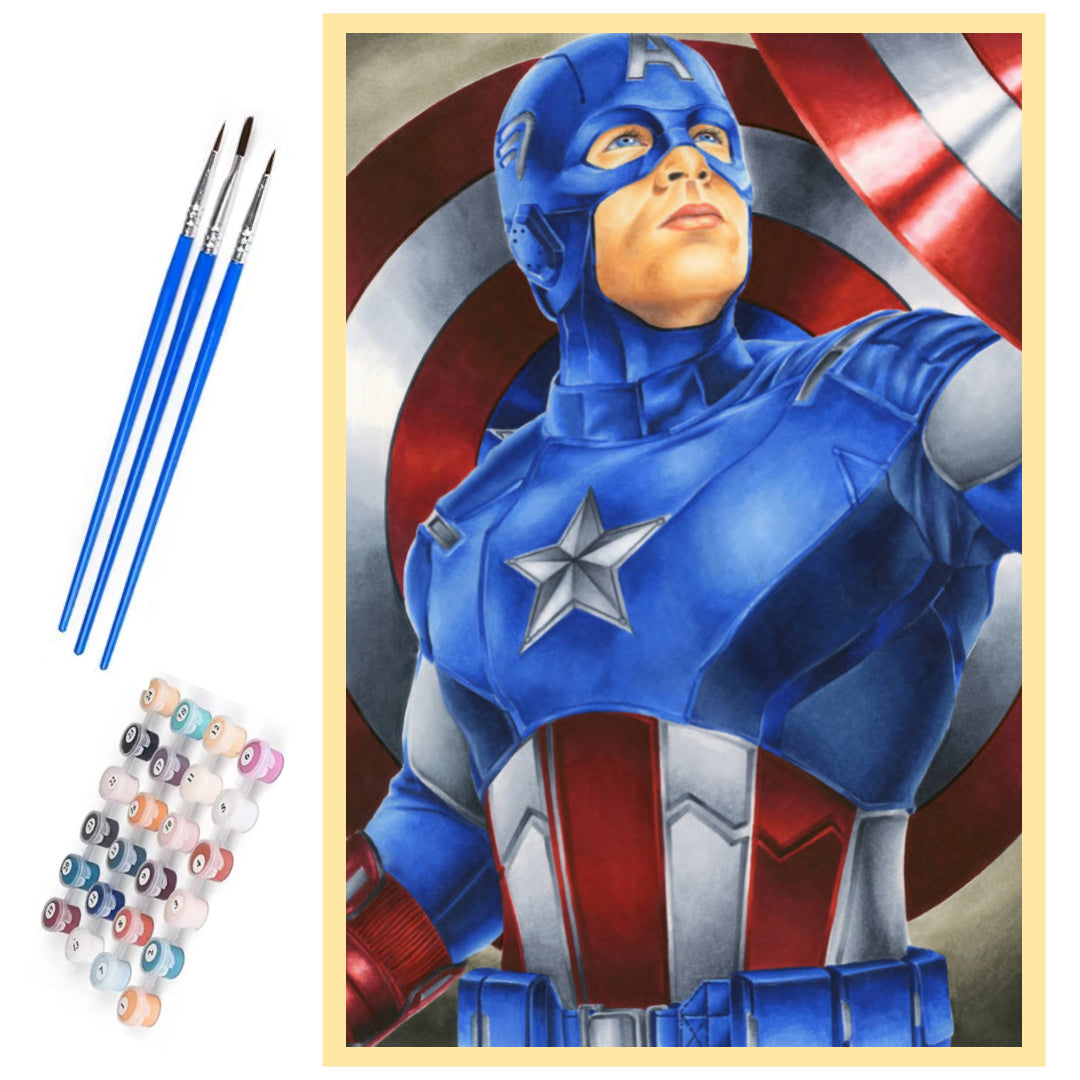 marvel-captain-america-paint-by-number-kit