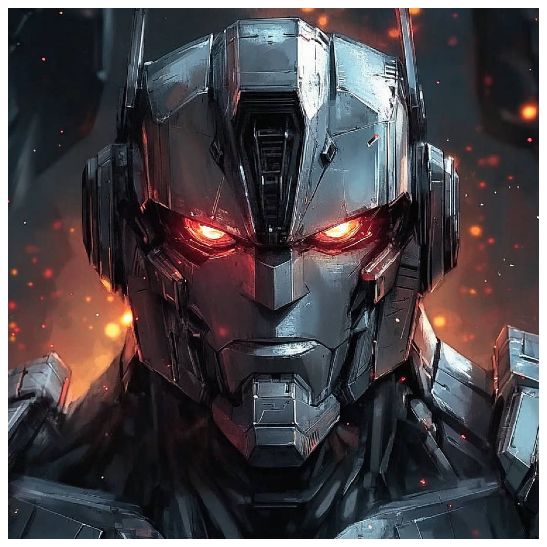 megatron-paint-by-number-kit