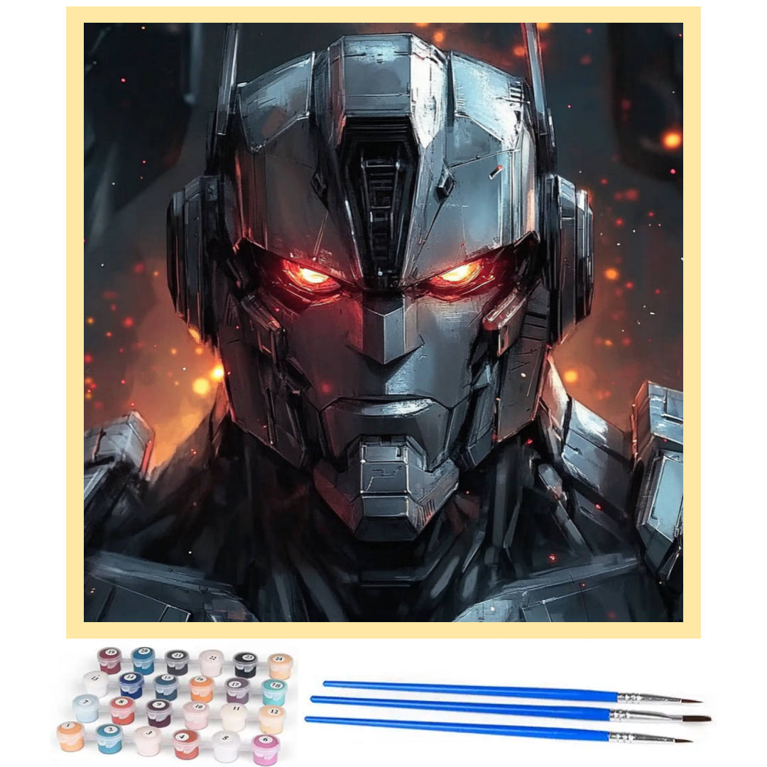 megatron-paint-by-number-kit