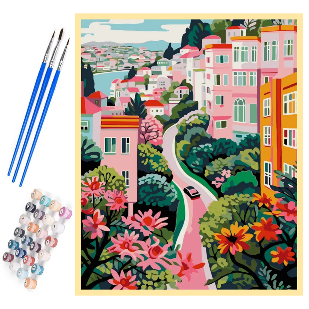 monaco-city-paint-by-number-kit