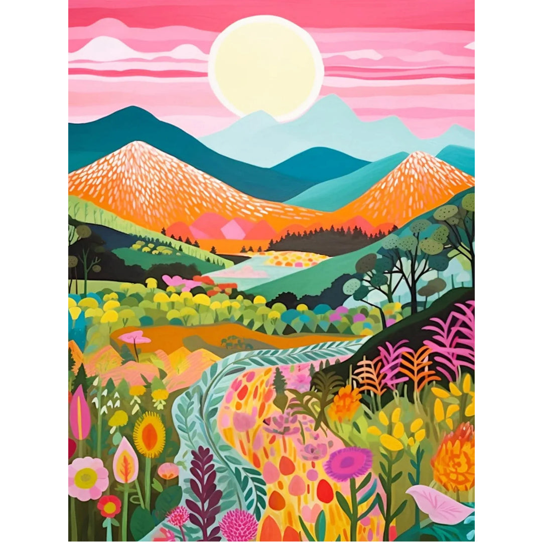 mountains-full-of-flowers-paint-by-number-kit