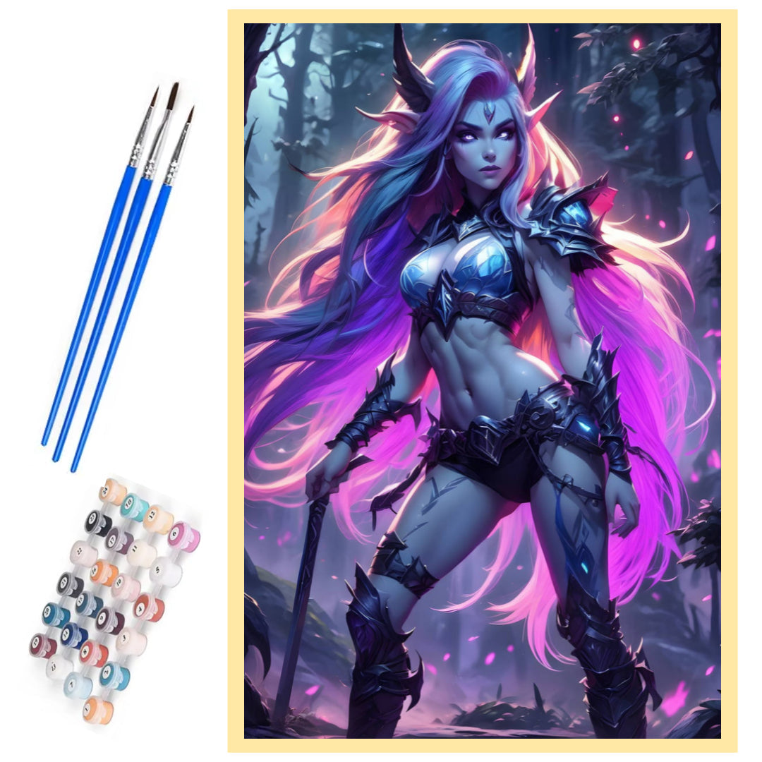 naria-warcraft-paint-by-number-kit