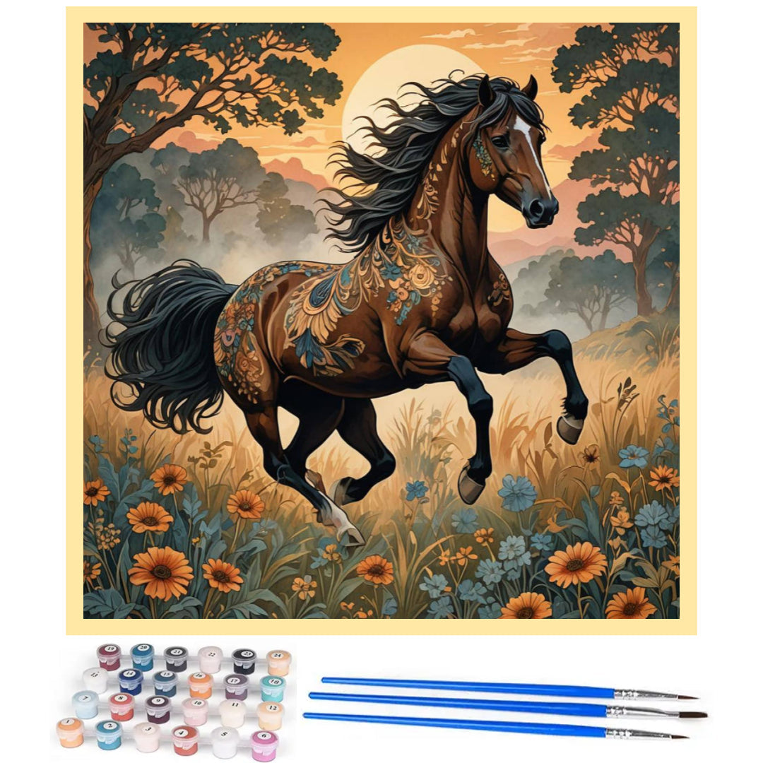 natural-mustang-paint-by-number-kit