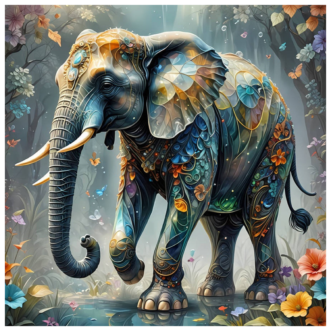 nature-fantasy-elephant-paint-by-number-kit