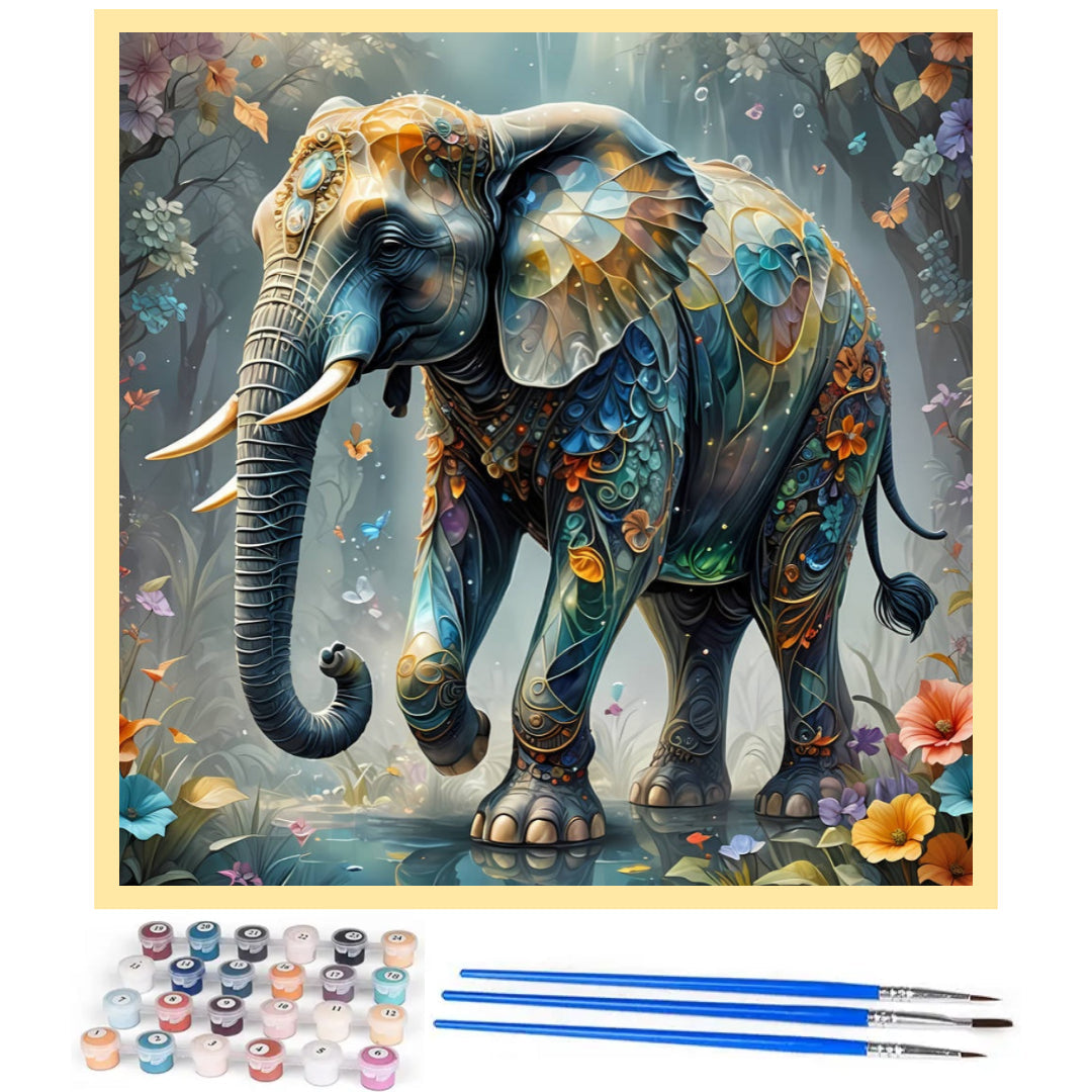 nature-fantasy-elephant-paint-by-number-kit