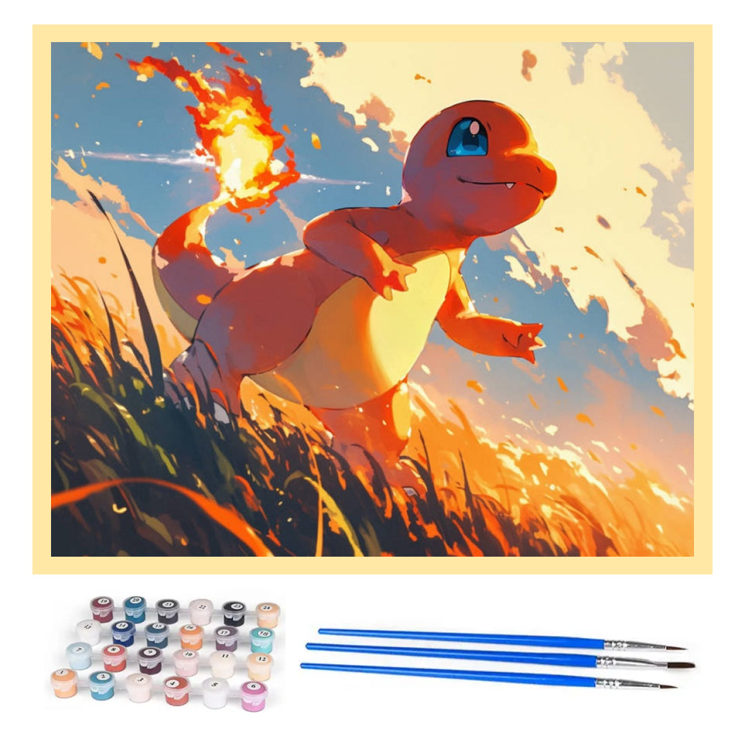 new-life-charmander-paint-by-number-kit