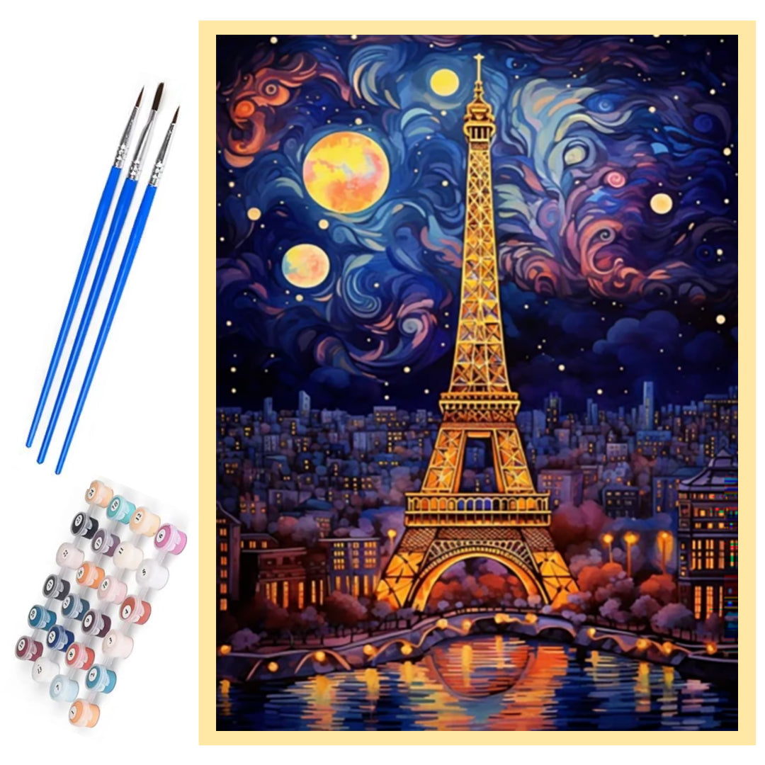 night-eiffel-tower-paint-by-number-kit