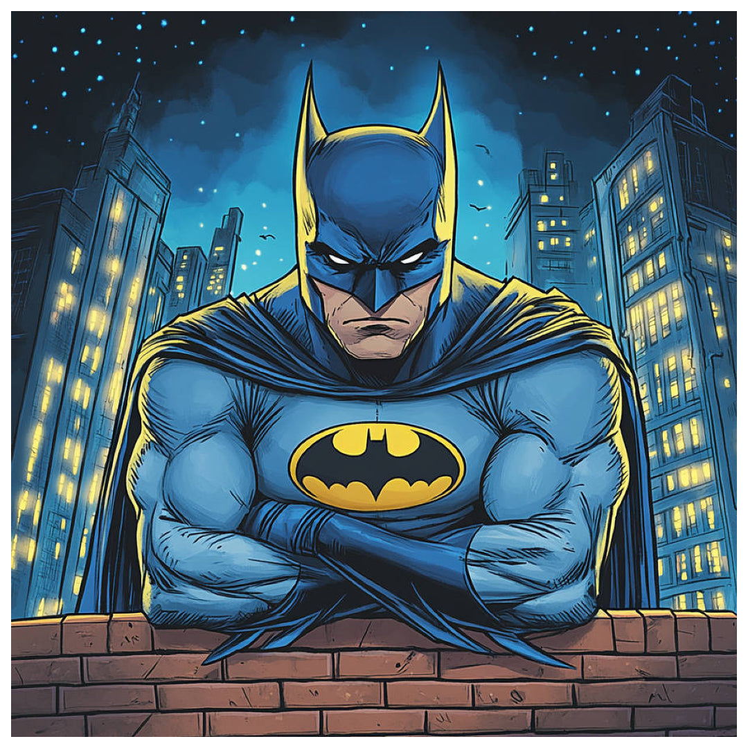night-hero-batman-paint-by-number-kit