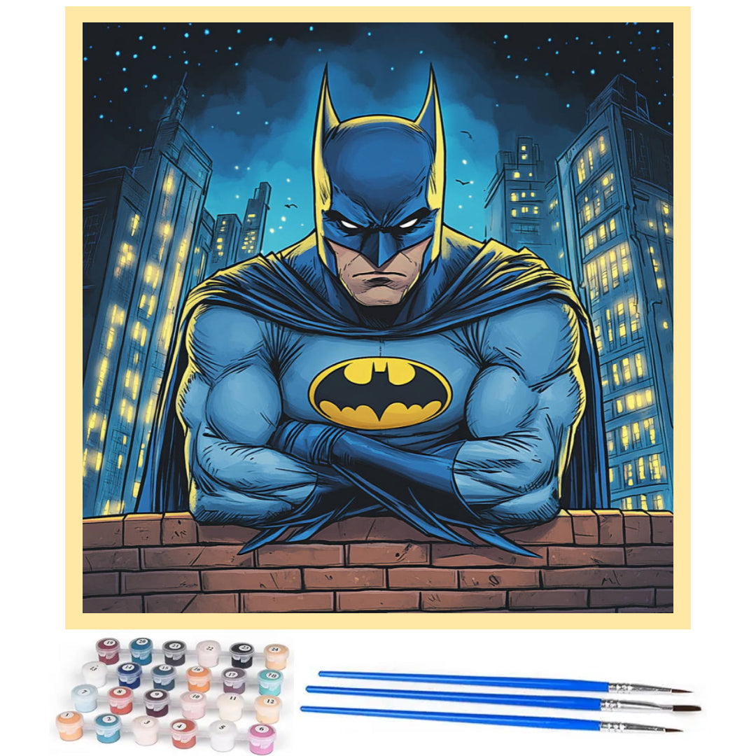 night-hero-batman-paint-by-number-kit