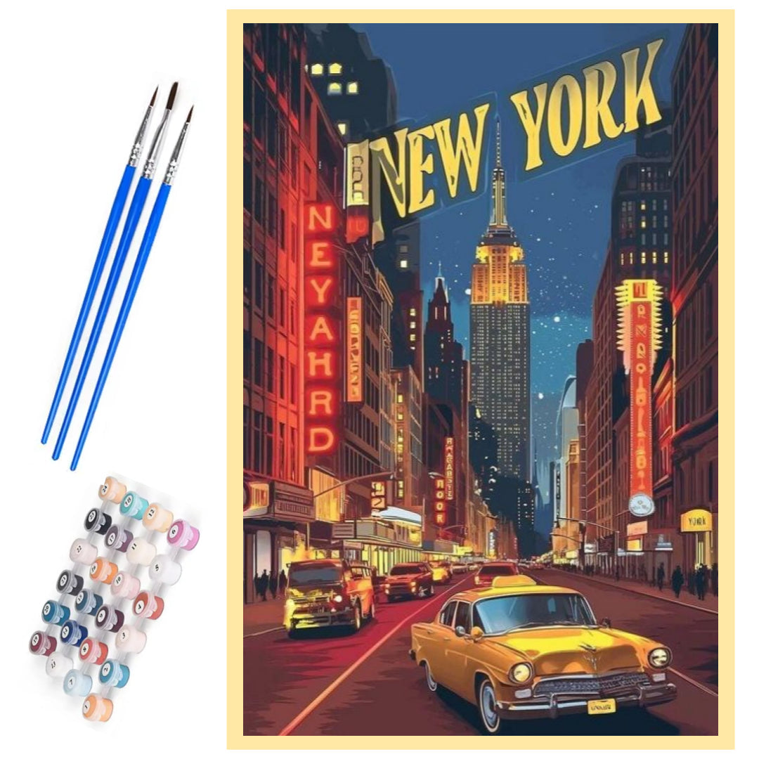 night-in-new-york-paint-by-number-kit