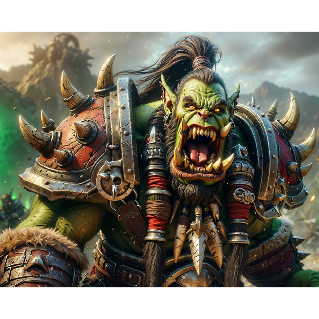 ork-warcraft-paint-by-number-kit