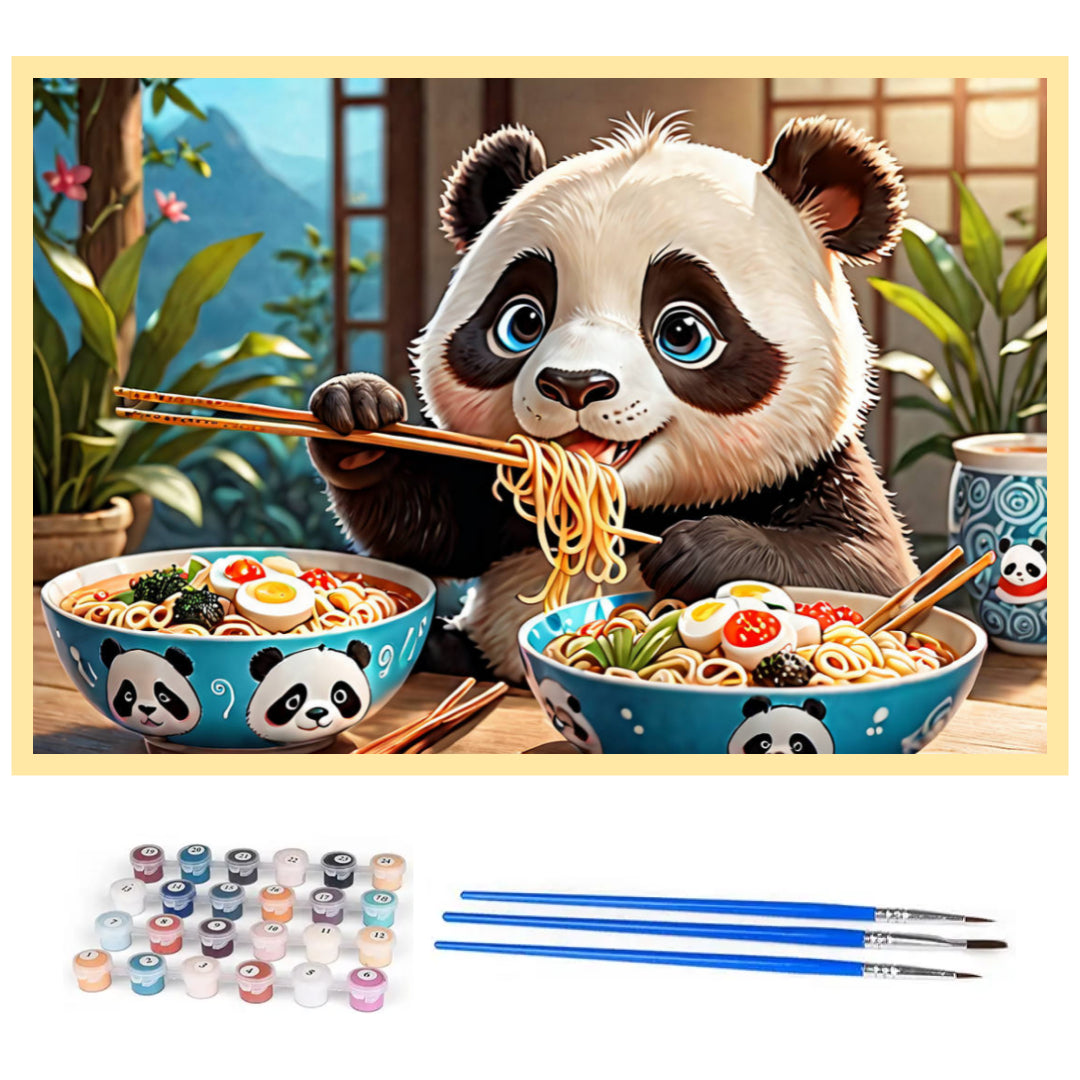 panda-eating-noodles-paint-by-number-kit