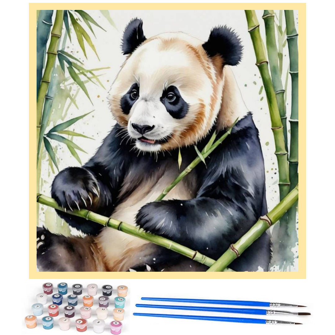 panda-in-bamboo-forest-paint-by-number-kit