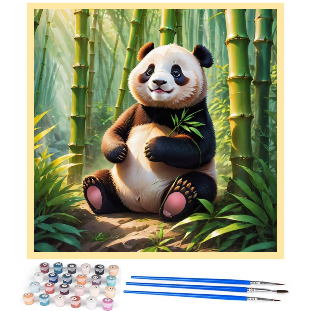 panda-in-bamboo-grove-paint-by-number-kit