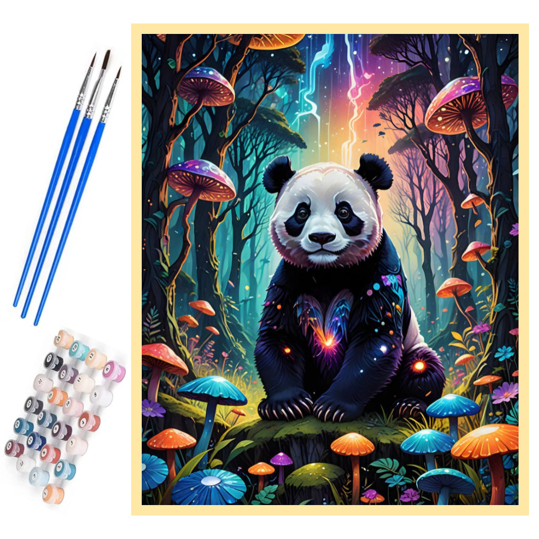 panda-in-fantasy-forest-paint-by-number-kit