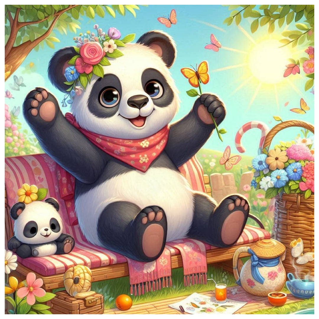 panda-in-spring-paint-by-number-kit