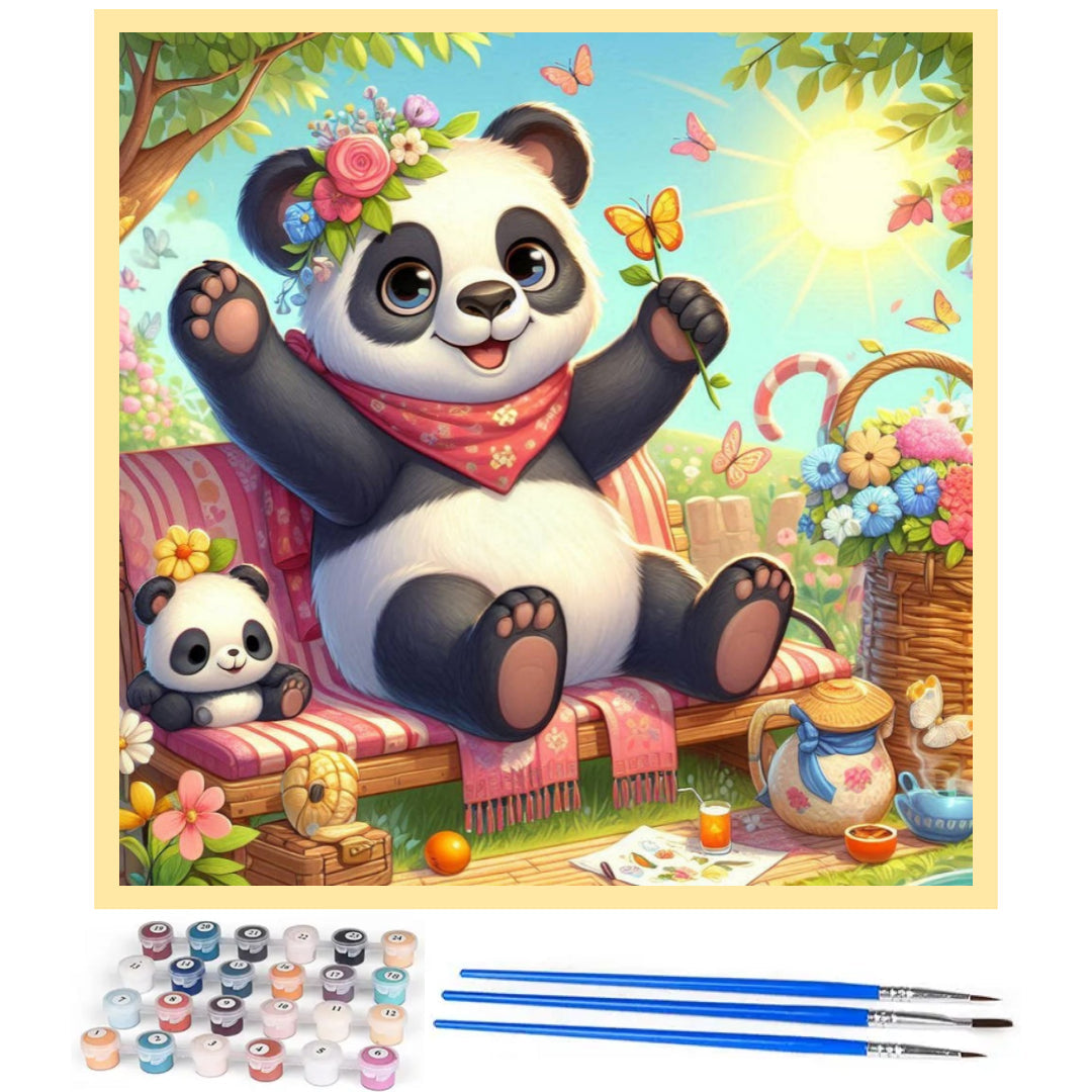 panda-in-spring-paint-by-number-kit