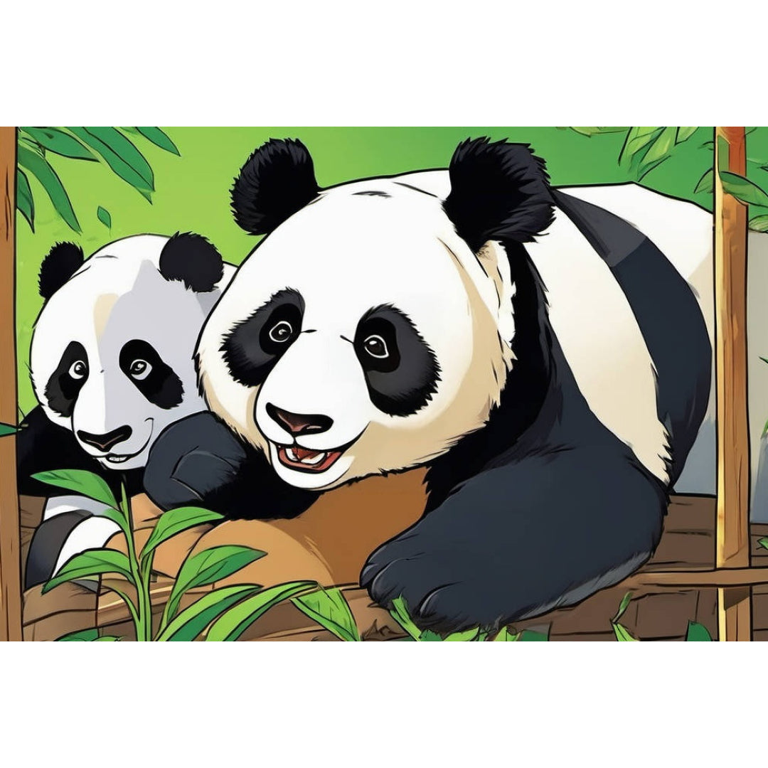 pandas-lying-down-paint-by-number-kit
