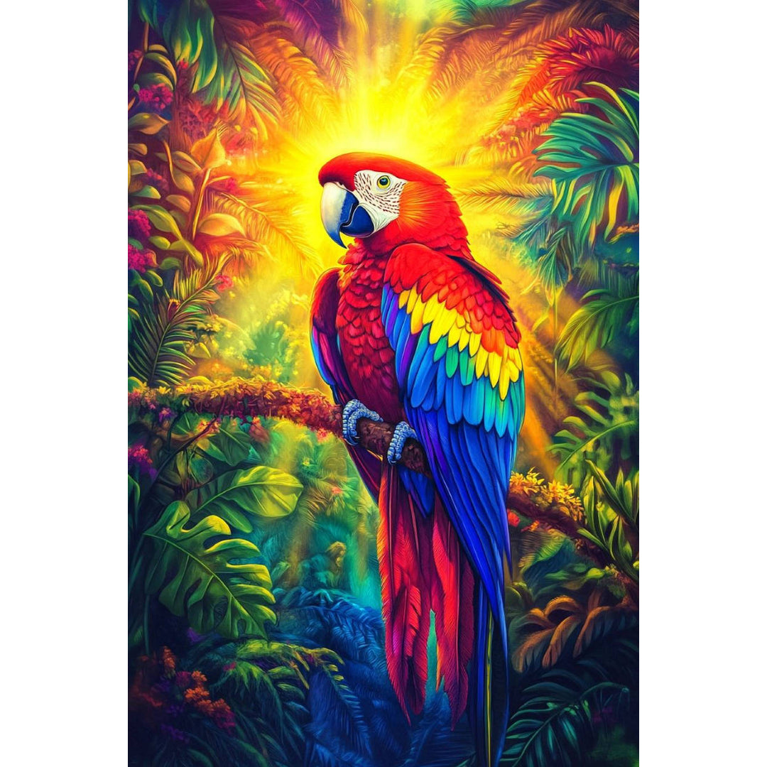 parrot-in-forest-paint-by-number-kit