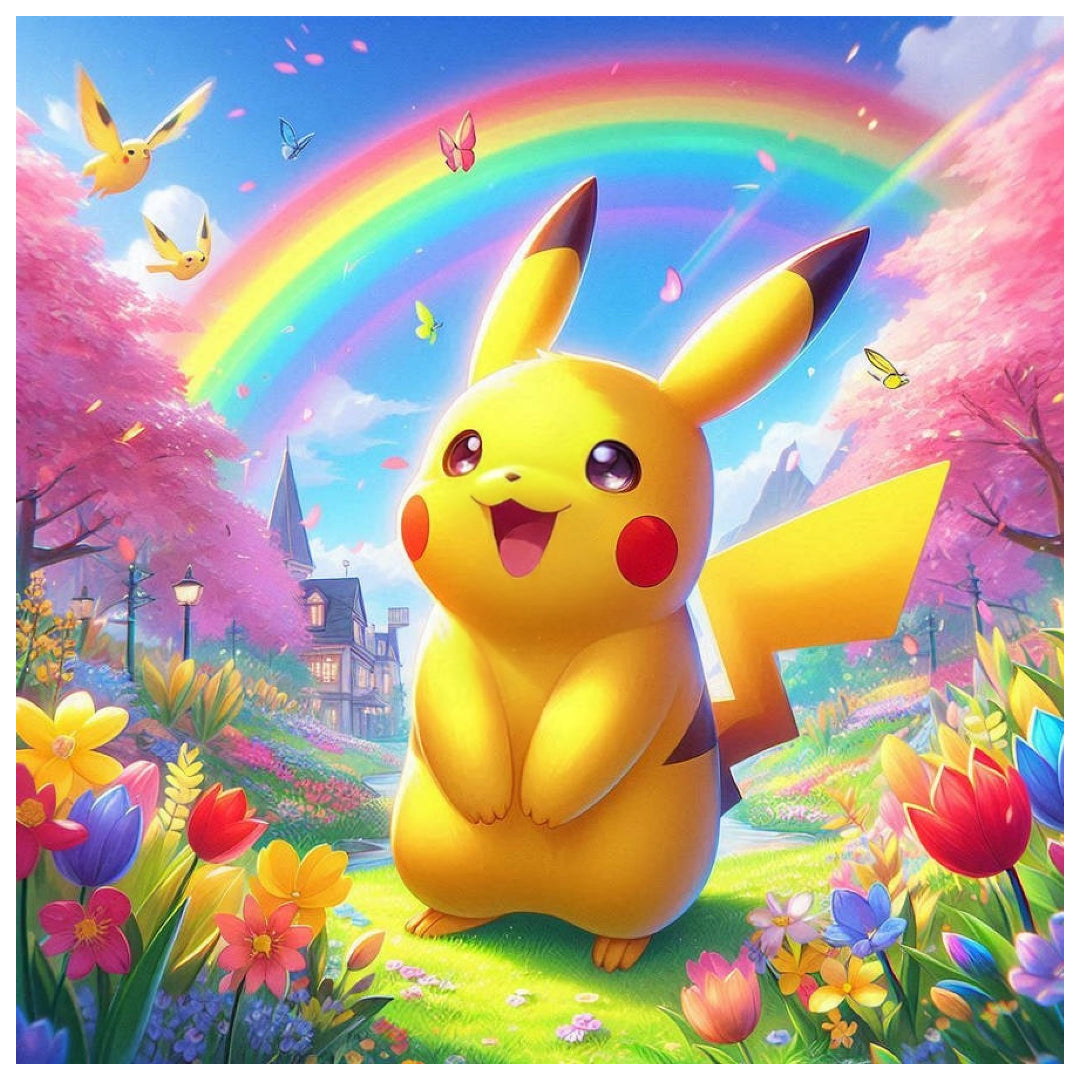 pikachu-in-rainbow-garden-paint-by-number-kit