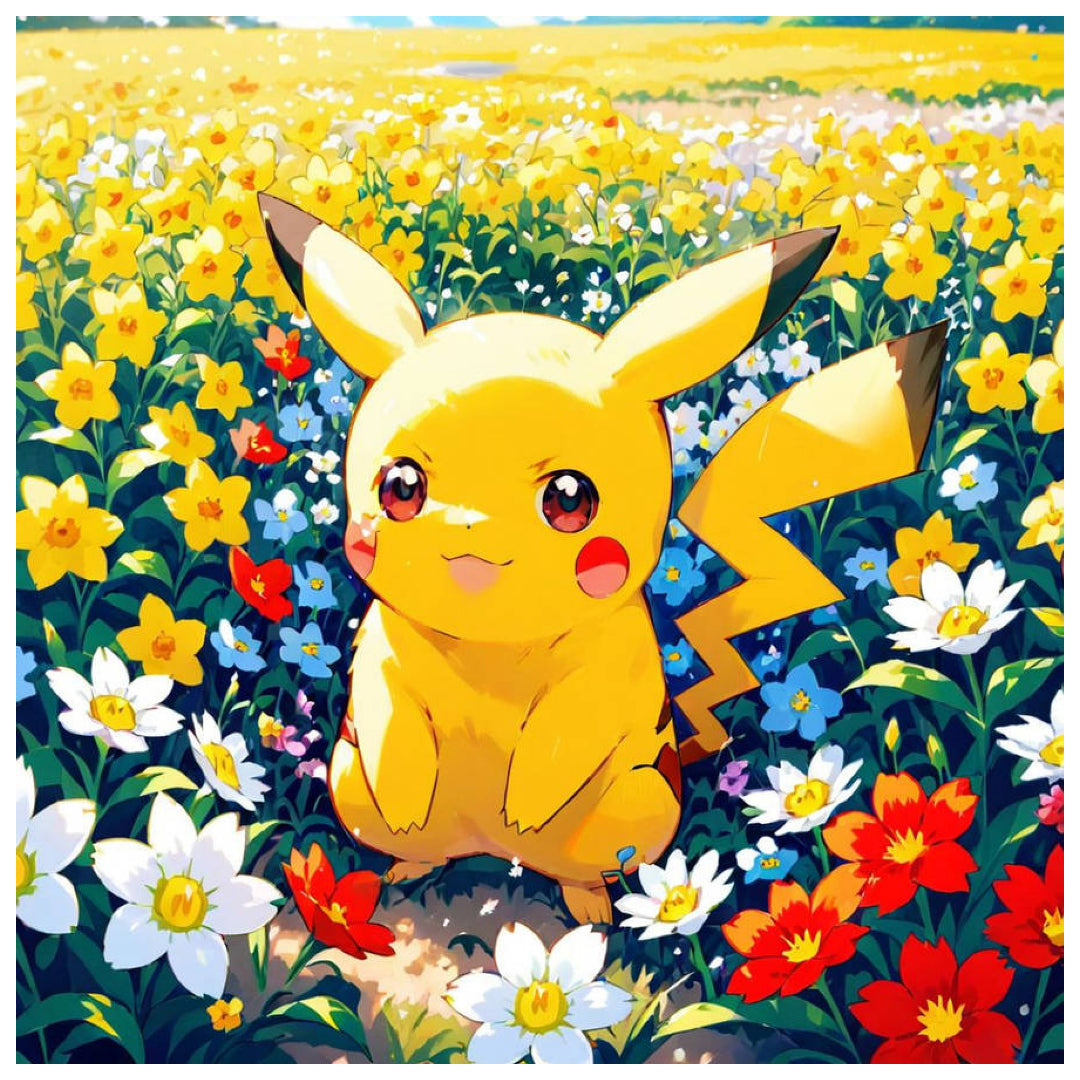 pikachu-in-the-flowers-paint-by-number-kit