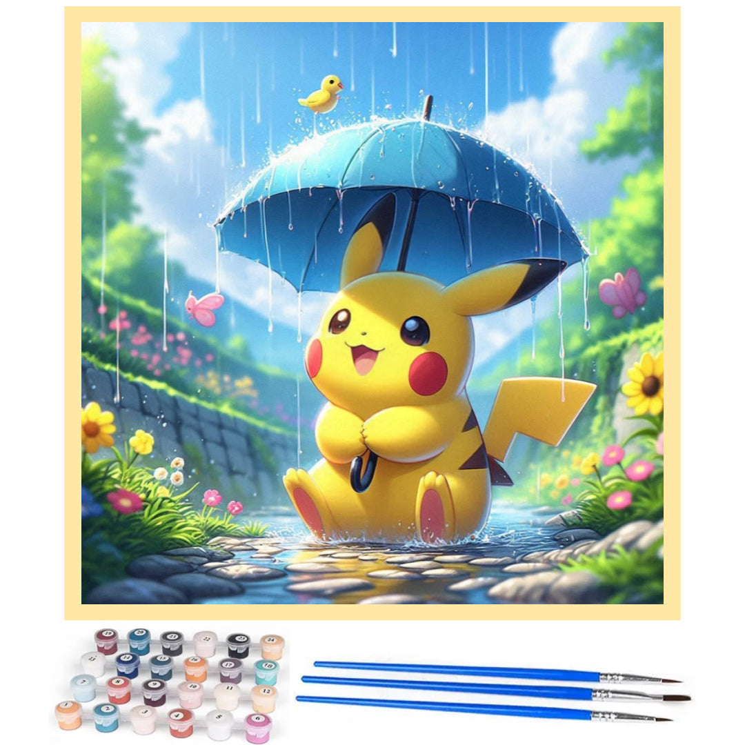 pikachu-in-the-rain-paint-by-number-kit