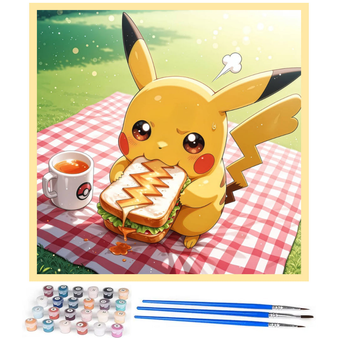 pikachu-picnic-paint-by-number-kit