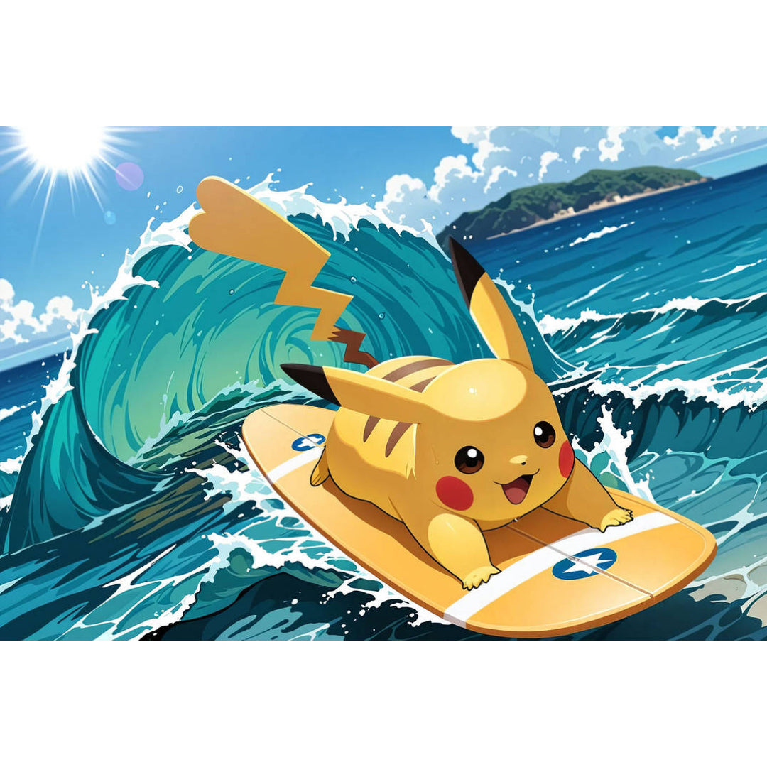 pikachu-surfing-paint-by-number-kit