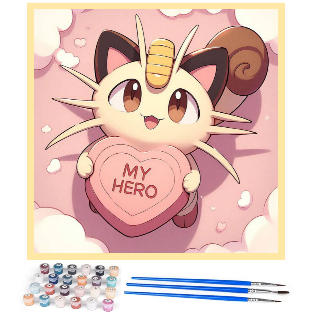pokemon-hero-meowth-paint-by-number-kit