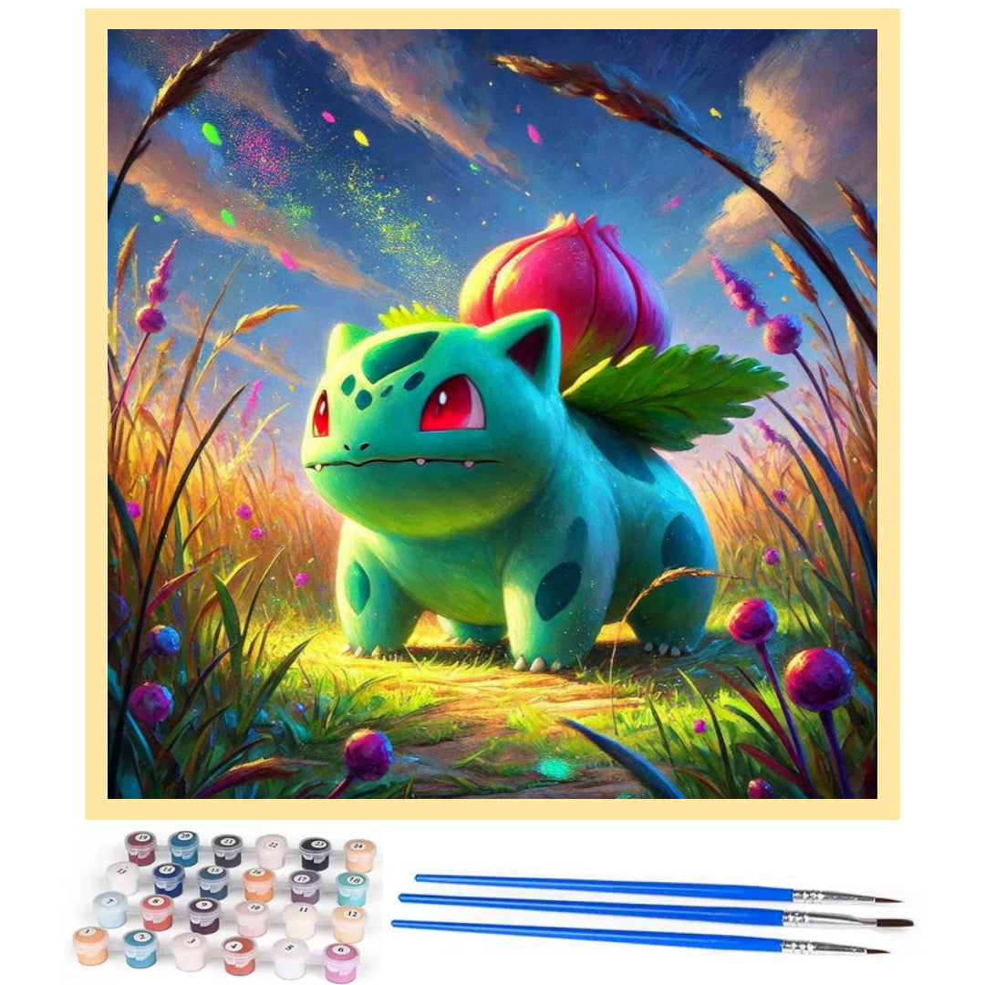 pokemon-ivysaur-paint-by-number-kit