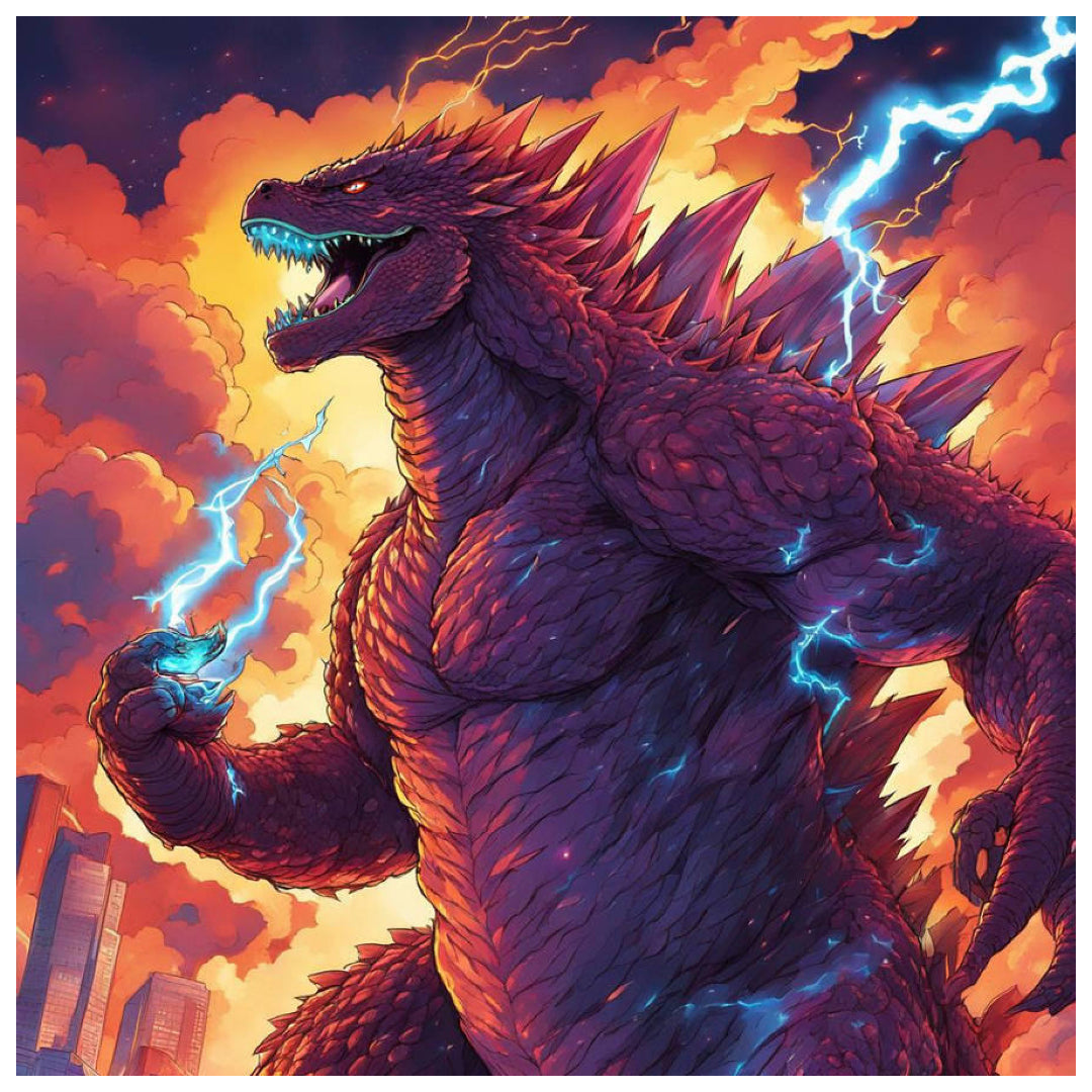powerful-godzilla-paint-by-number-kit