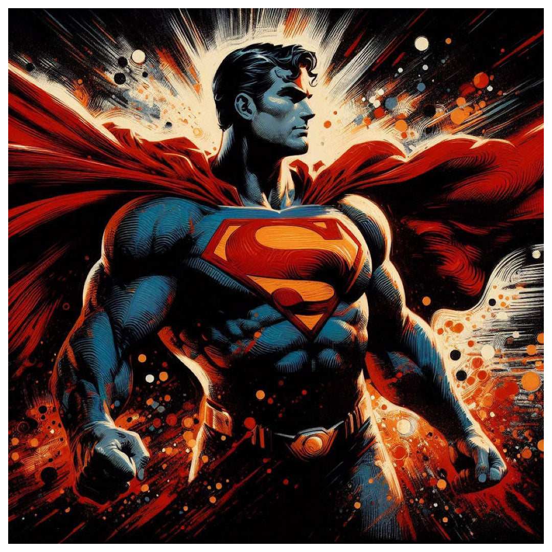 powerful-superman-paint-by-number-kit