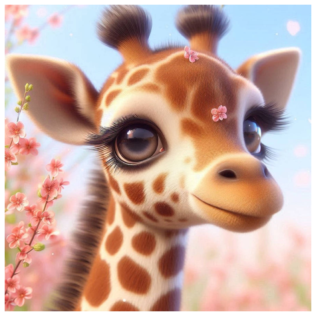 pretty-giraffe-paint-by-number-kit