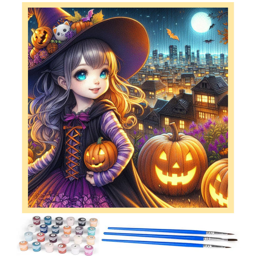 pretty-halloween-girl-paint-by-number-kit