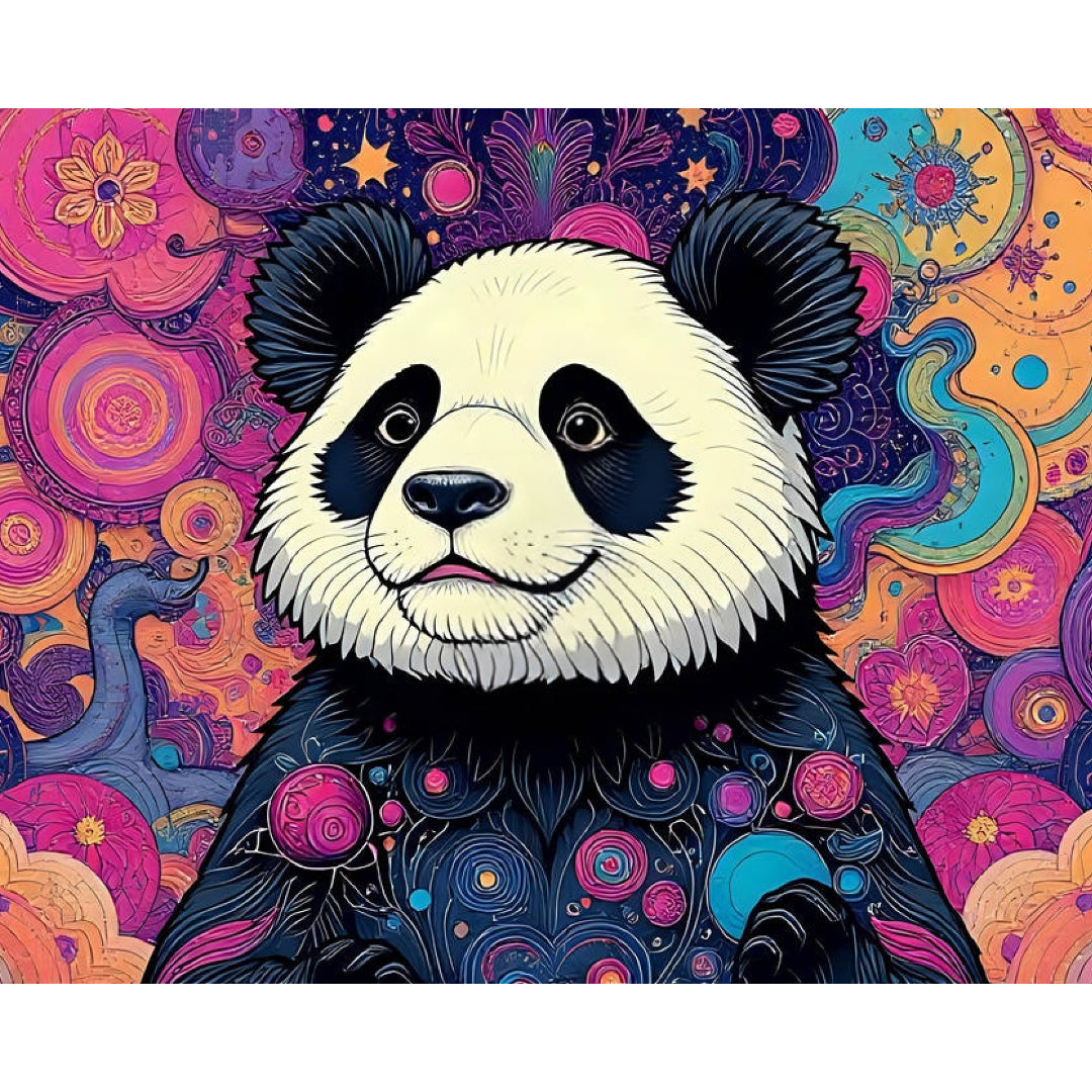 psychedelic-panda-paint-by-number-kit