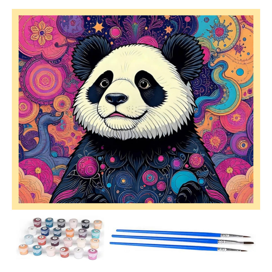 psychedelic-panda-paint-by-number-kit