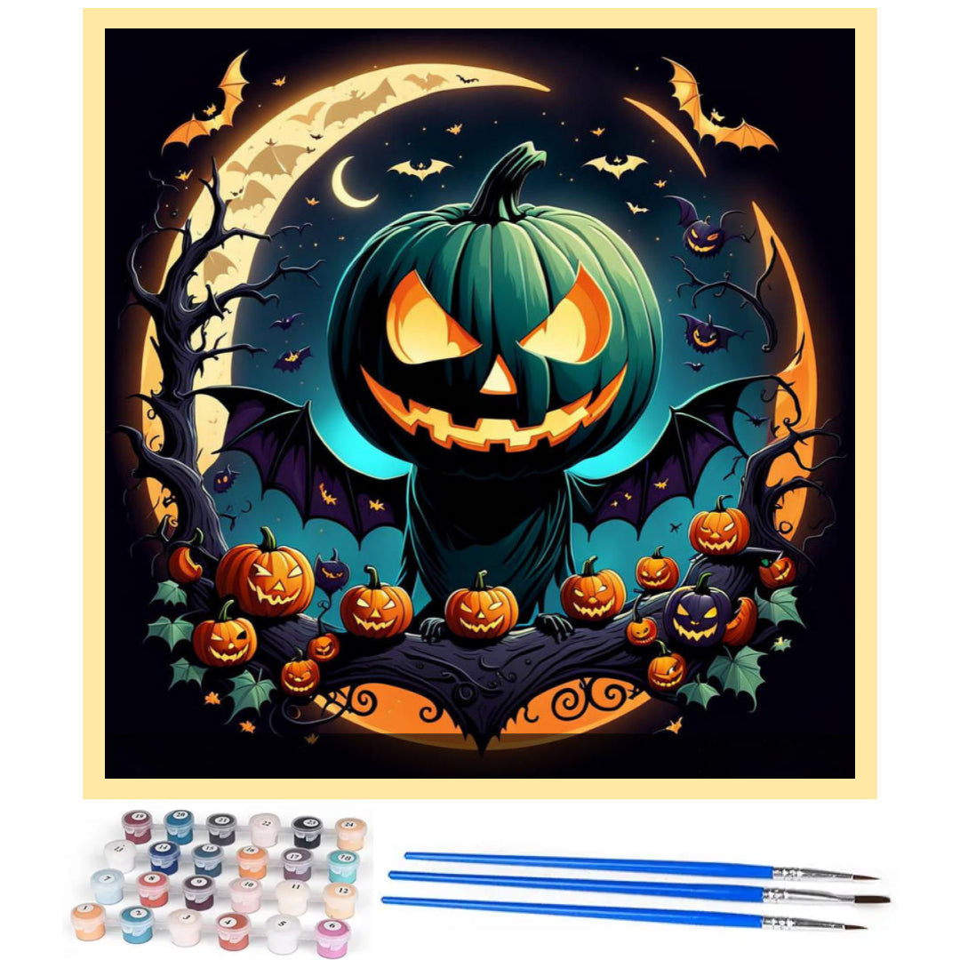 pumpkin-bat-paint-by-number-kit
