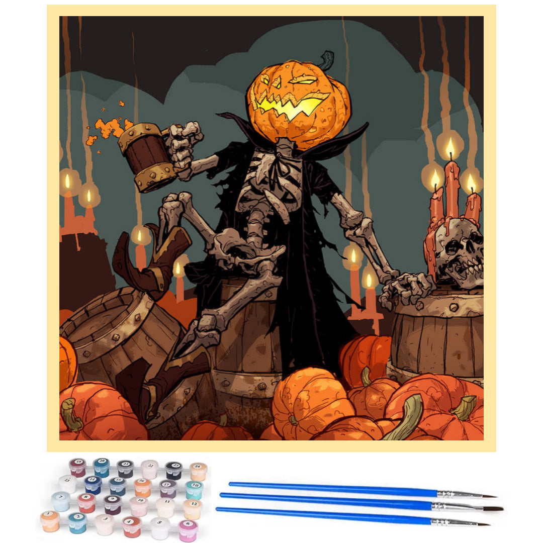 pumpkin-skeleton-paint-by-number-kit
