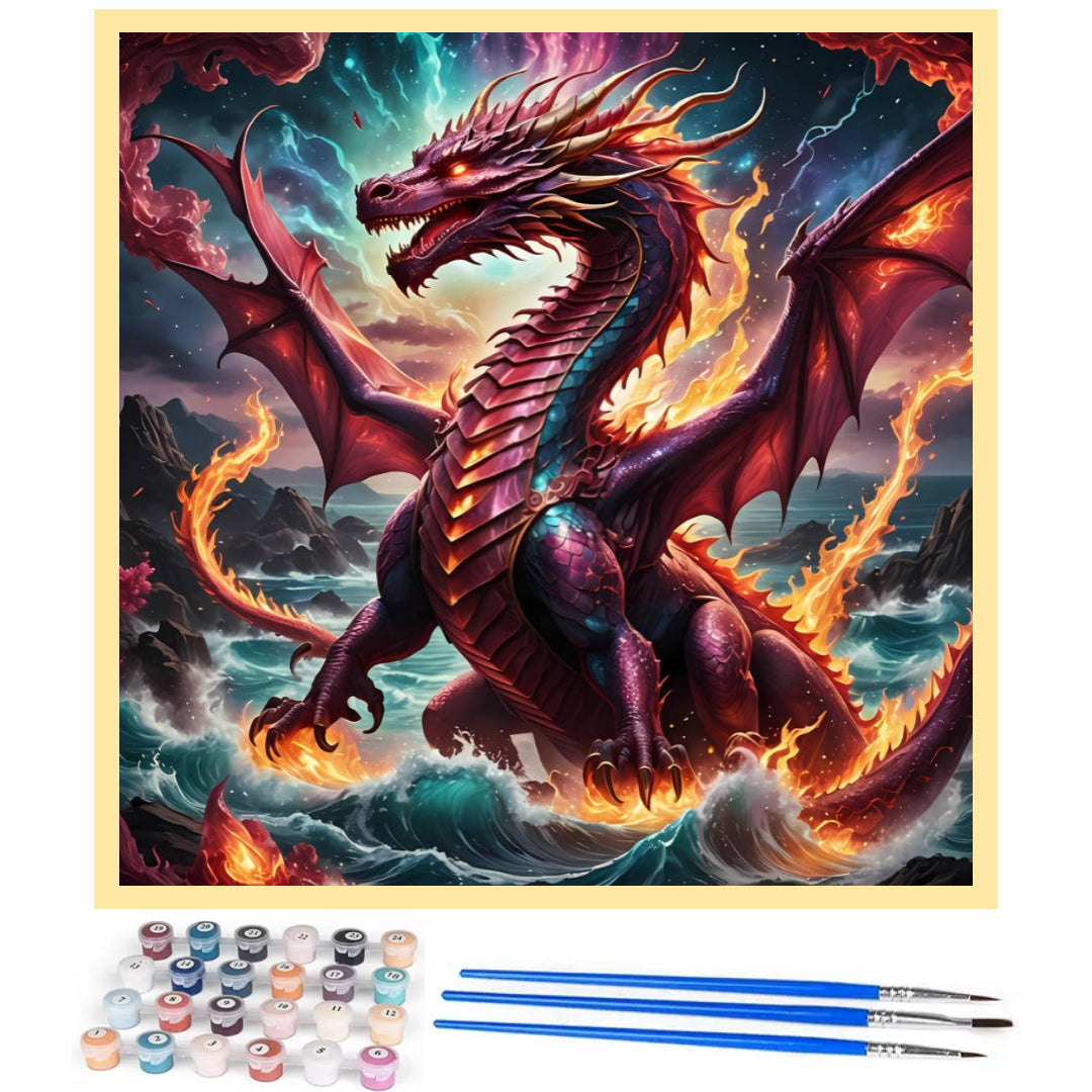 purple-dragon-on-the-sea-paint-by-number-kit