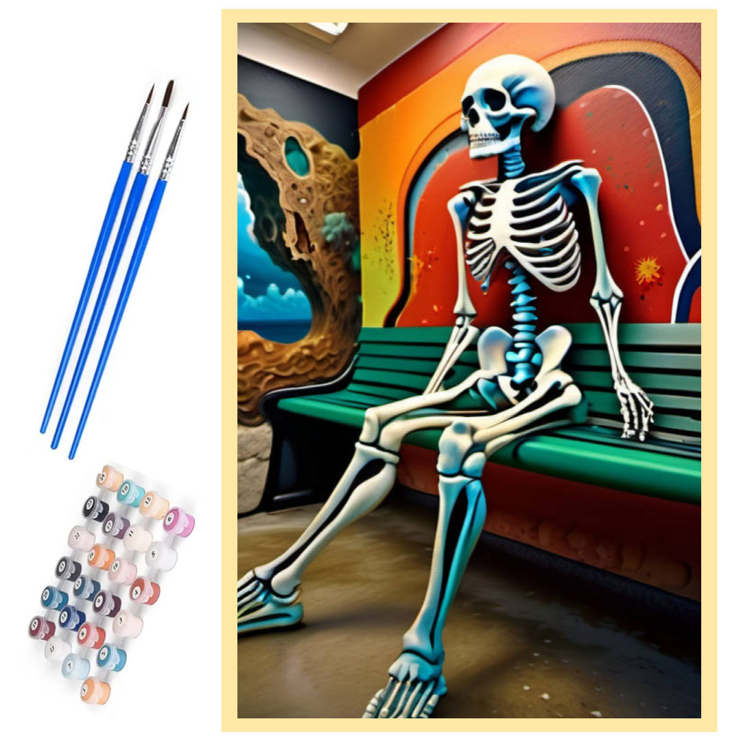 quiet-skeleton-paint-by-number-kit